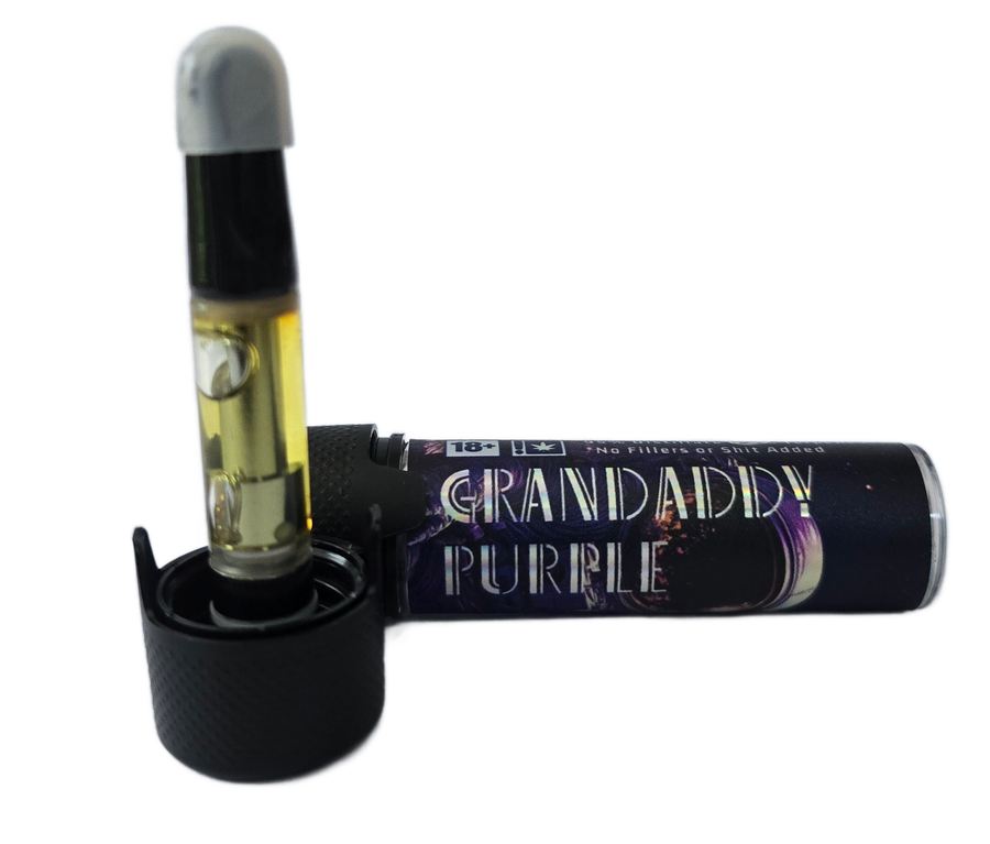 “GRANDADDY PURPLE” VAPE CARTRIDGE (INDICA) — 1 ML view 3