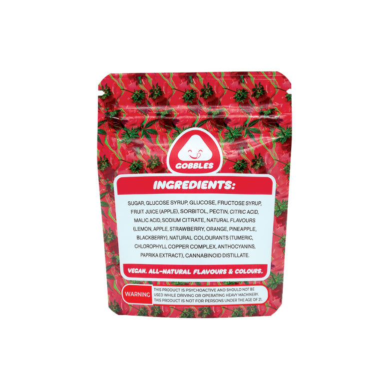 GOBBLES STRAWBERRY GUMMIES 120MG (4x30MG) view 2