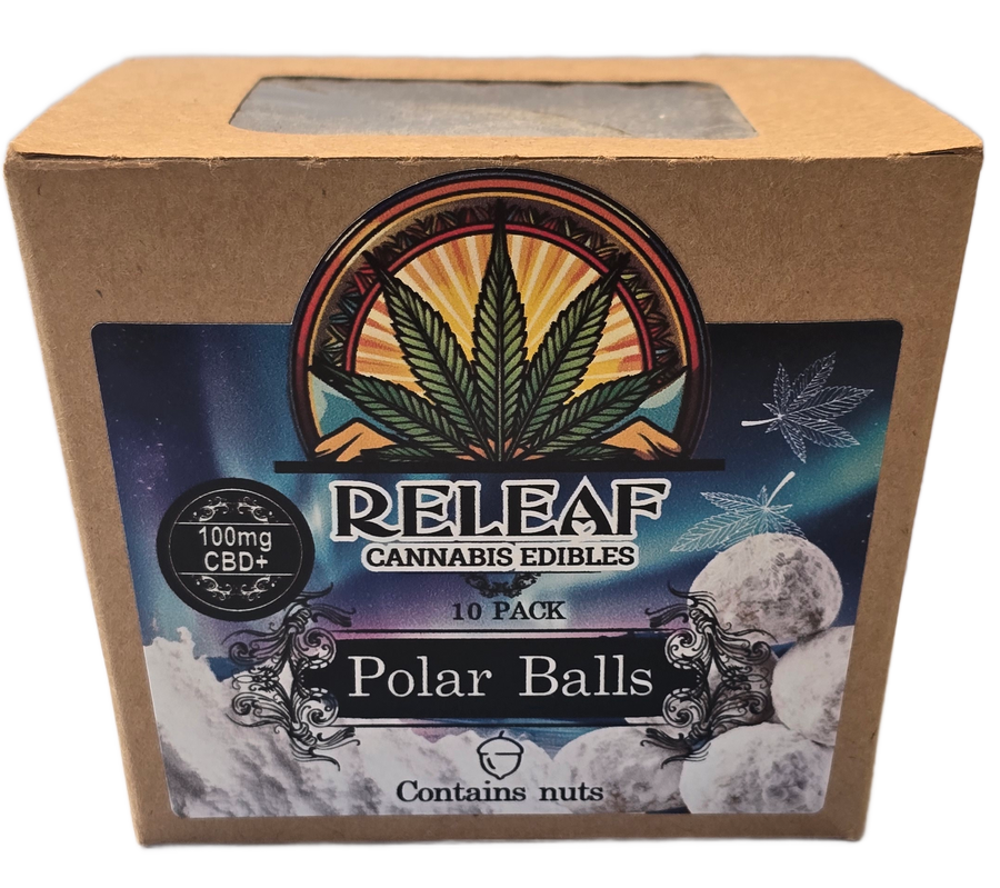 RELEAF CBD INFUSED SUGAR POLAR BALLS – 300MG (250G) view 2