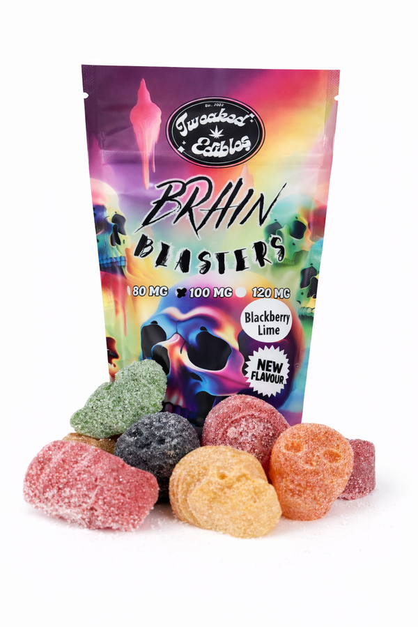 BRAIN BLASTERS CBD GUMMIES – BLACKBERRY LIME view 2