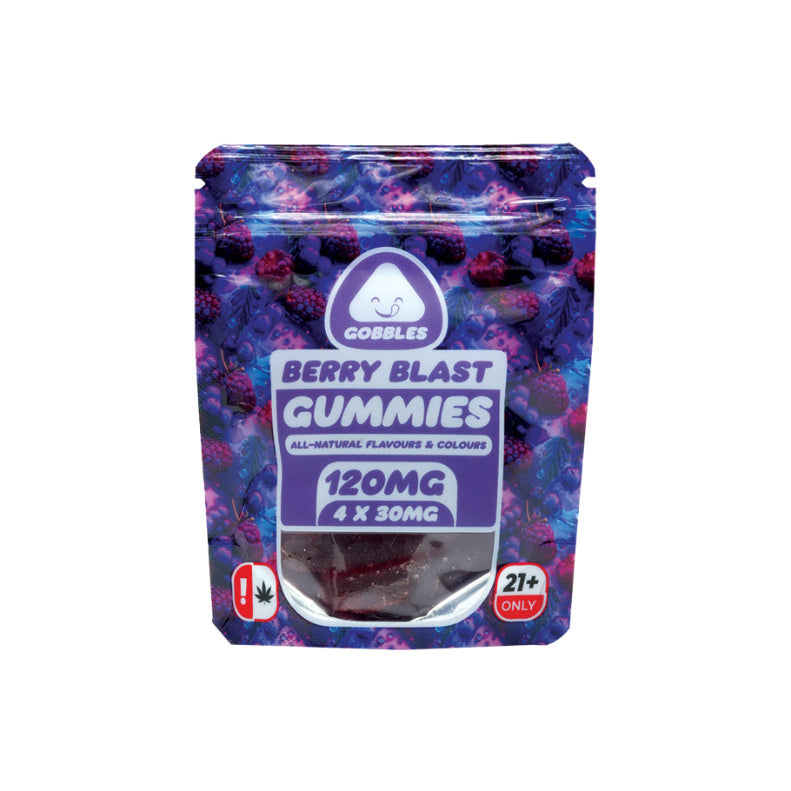 GOBBLES BERRY BLAST GUMMIES 120MG (4x30MG)