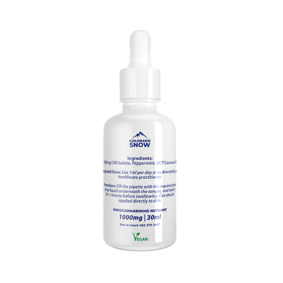 COLORADO SNOW CBD 1000MG PEPPERMINT TINCTURE view 3