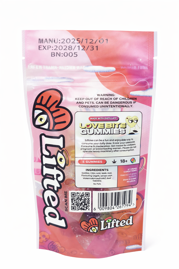 LOVE BITE GUMMIES (SUGAR-FREE | 150MG / 300MG | 30MG PER GUMMY) view 4