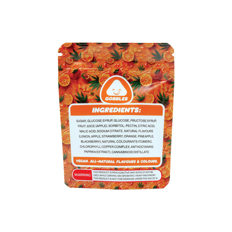 GOBBLES TANGERINE GUMMIES 120MG (4x30MG) view 2