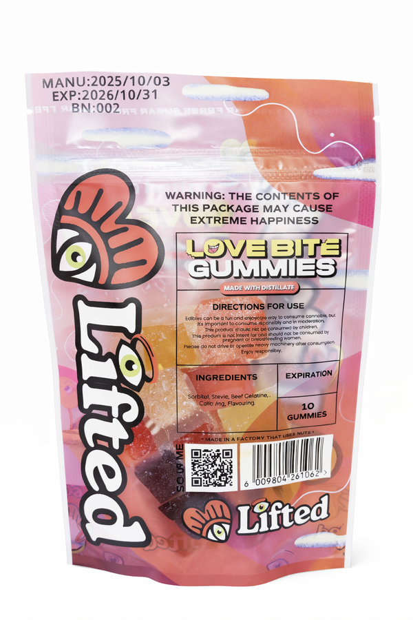 LOVE BITE GUMMIES (SUGAR-FREE | 150MG / 300MG | 30MG PER GUMMY) view 2