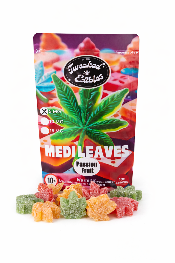 MEDILEAVES CBD GUMMIES – PASSION FRUIT view 2
