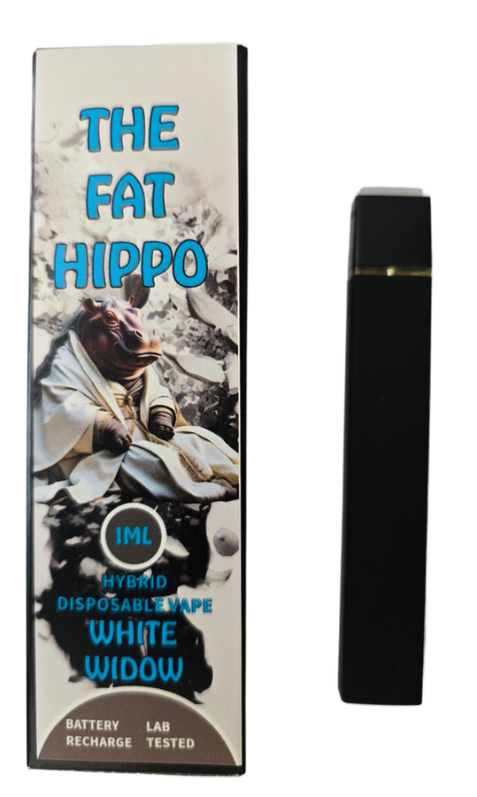 FAT HIPPO WHITE WIDOW 1ML HYBRID DISPOSABLE VAPE