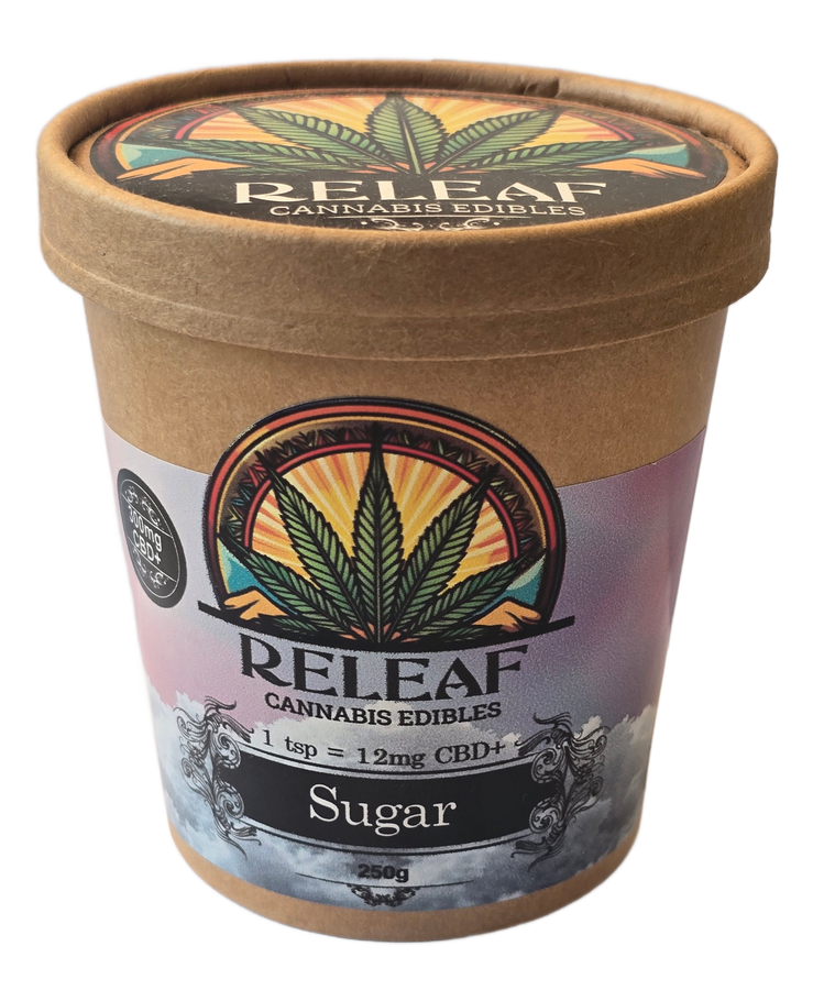 RELEAF CBD INFUSED SUGAR – 300MG (250G)