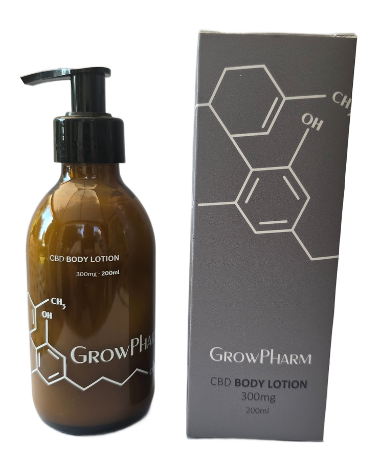GROWPHARM CBD BODY LOTION 300MG (200ML)