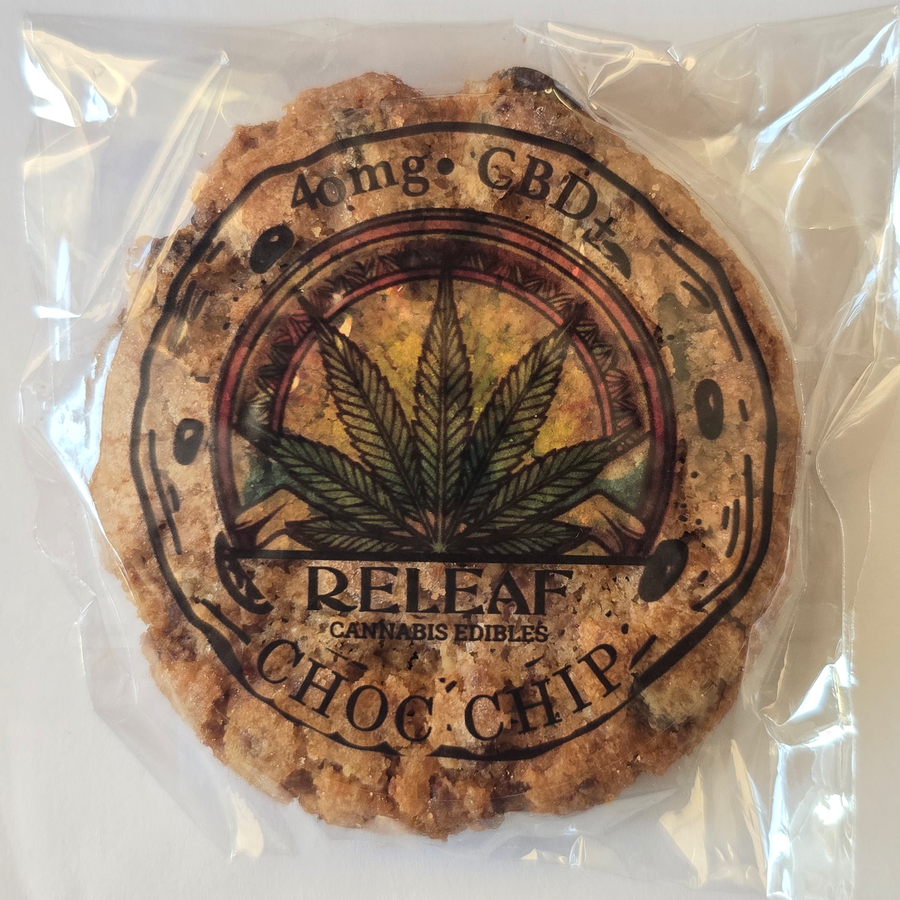 RELEAF CHOC CHIP CBD INFUSED COOKIE (20G / 40G) view 2