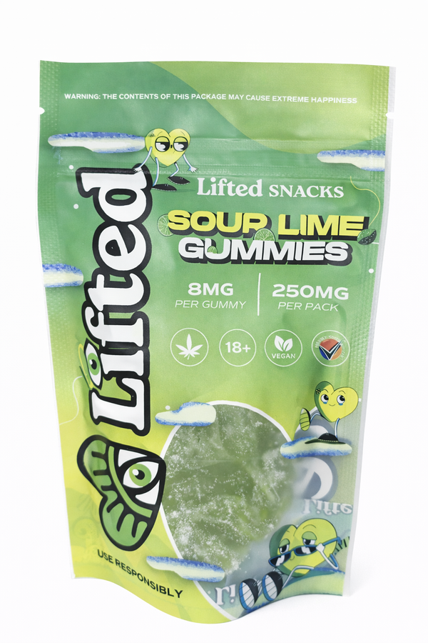SOUR LIME GUMMIES (250MG | 10 × 8MG)
