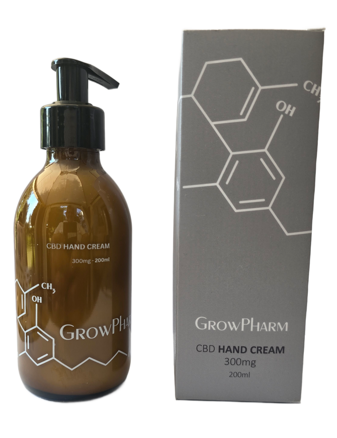 GROWPHARM CBD HAND CREAM 300MG (200ML)
