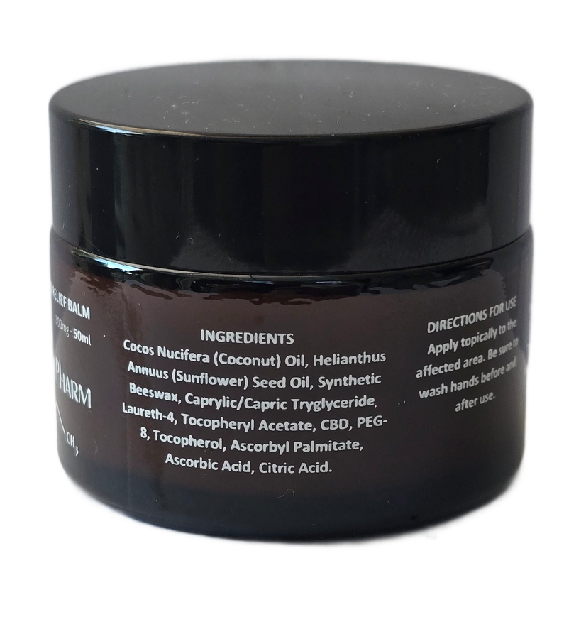GROWPHARM CBD RELIEF BALM 300MG (50ML) view 3