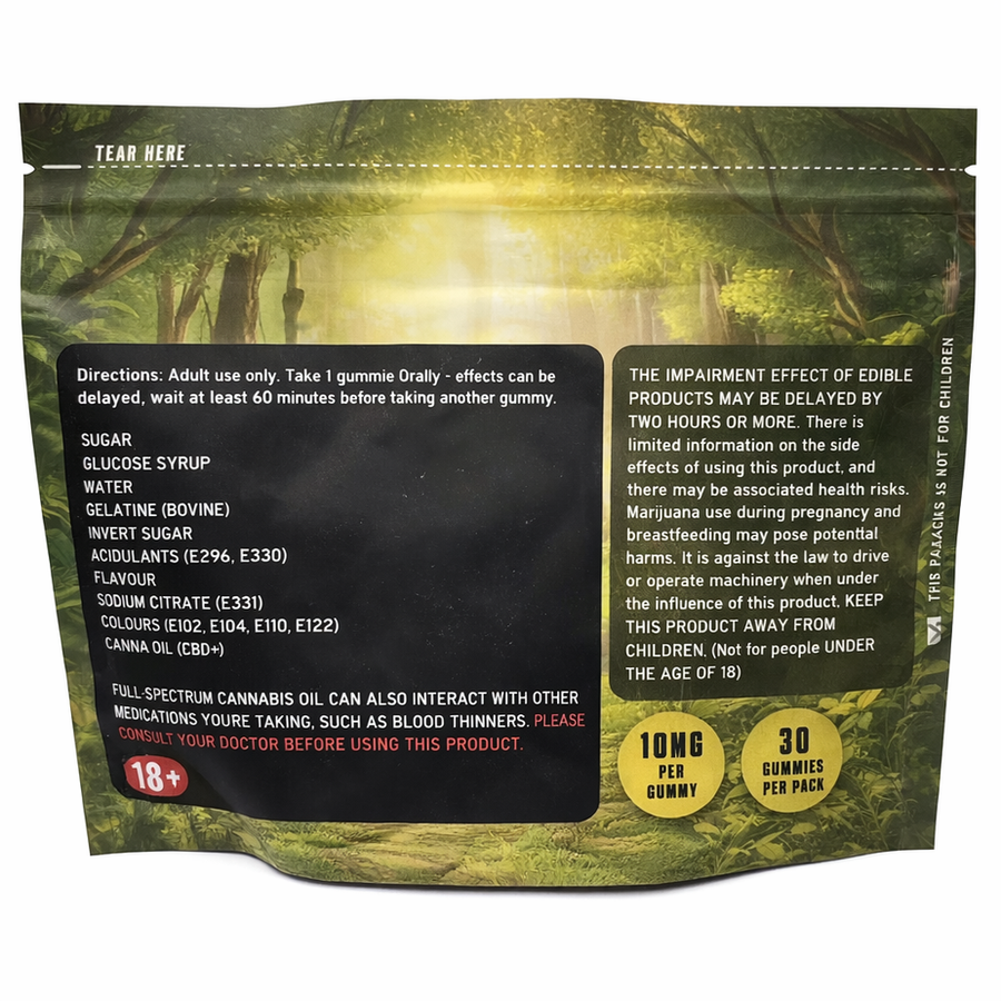 ZEN BEARS CBD ANTI-STRESS GUMMIES – FOREST GROOVE view 3
