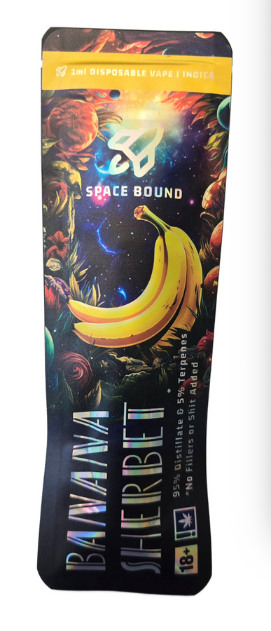 “BANANA SHERBET” DISPOSABLE VAPE (INDICA) — 1 ML