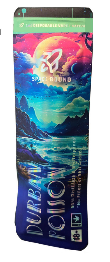 “DURBAN POISON” DISPOSABLE VAPE (SATIVA) — 1 ML