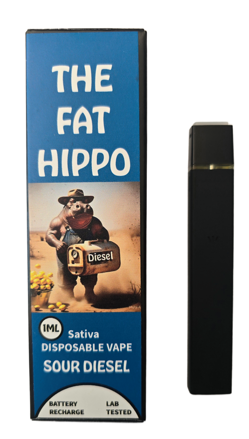FAT HIPPO SOUR DIESEL 1ML SATIVA DISPOSABLE VAPE