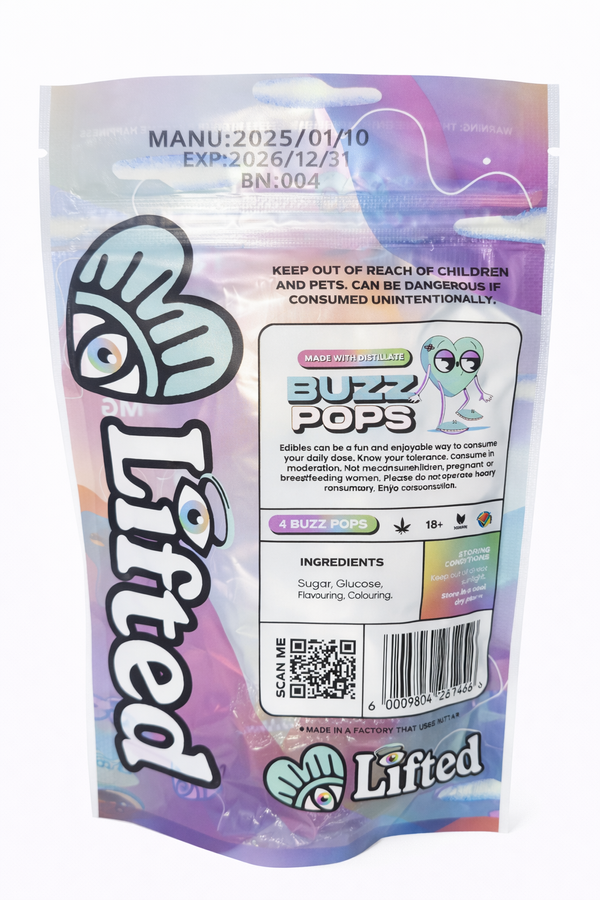 BUZZ POPS (120MG | 4 × 30MG) view 2