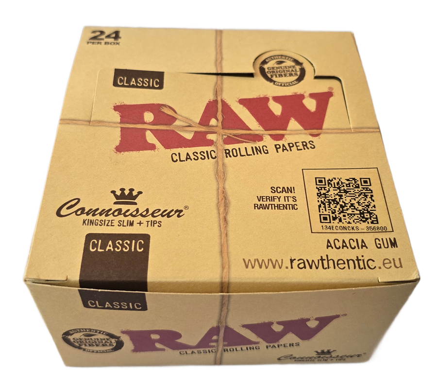 RAW CLASSIC CONNOISSEUR KINGSIZE SLIM + TIPS view 2