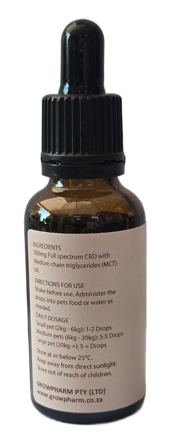 GROWPHARM CBD OIL FOR PETS (300MG / 600MG) view 3