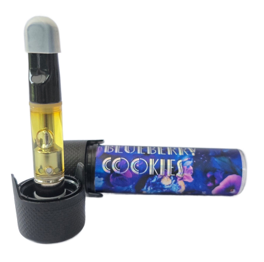 “BLUEBERRY COOKIES” VAPE CARTRIDGE (INDICA) — 1 ML view 3