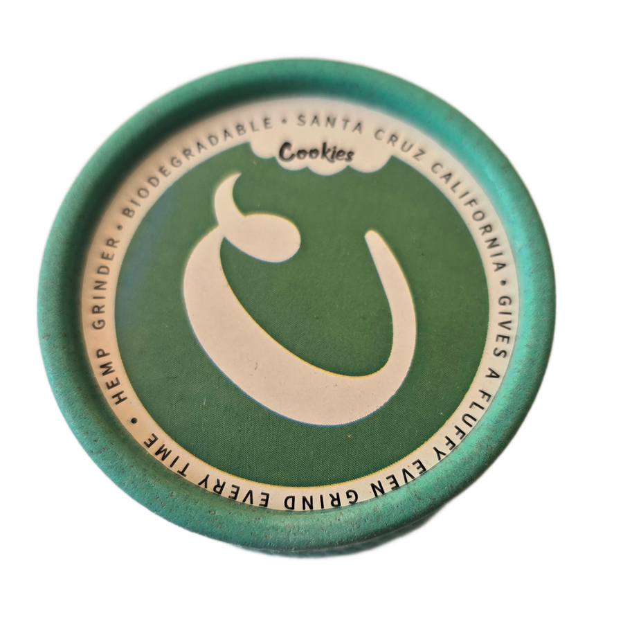 COOKIES BIODEGRADABLE HEMP GRINDER