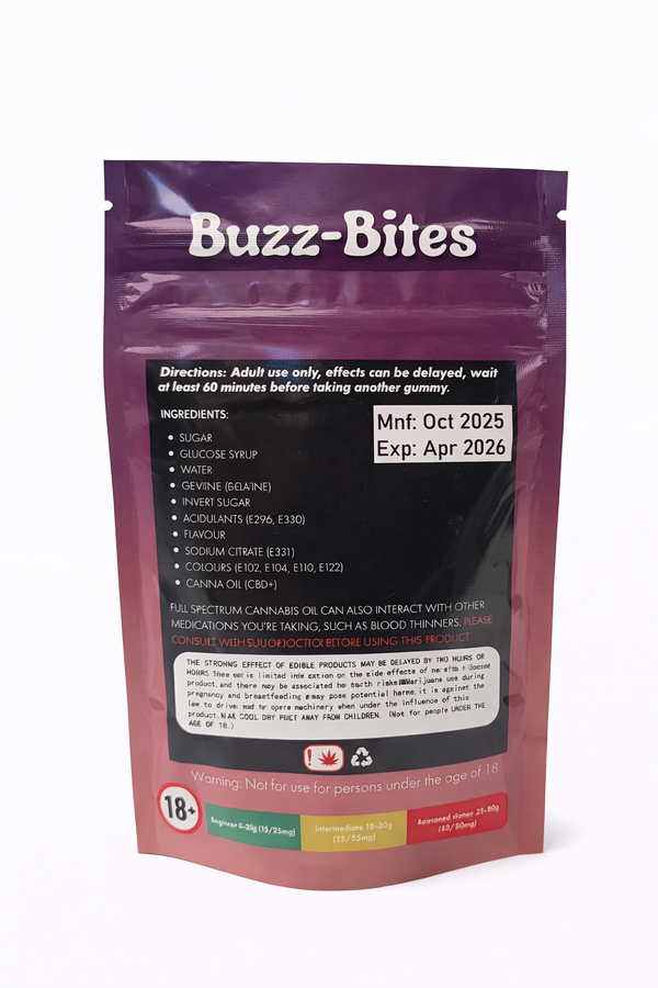 BUZZ-BITES CBD GUMMY TOTS (80 mg) view 3