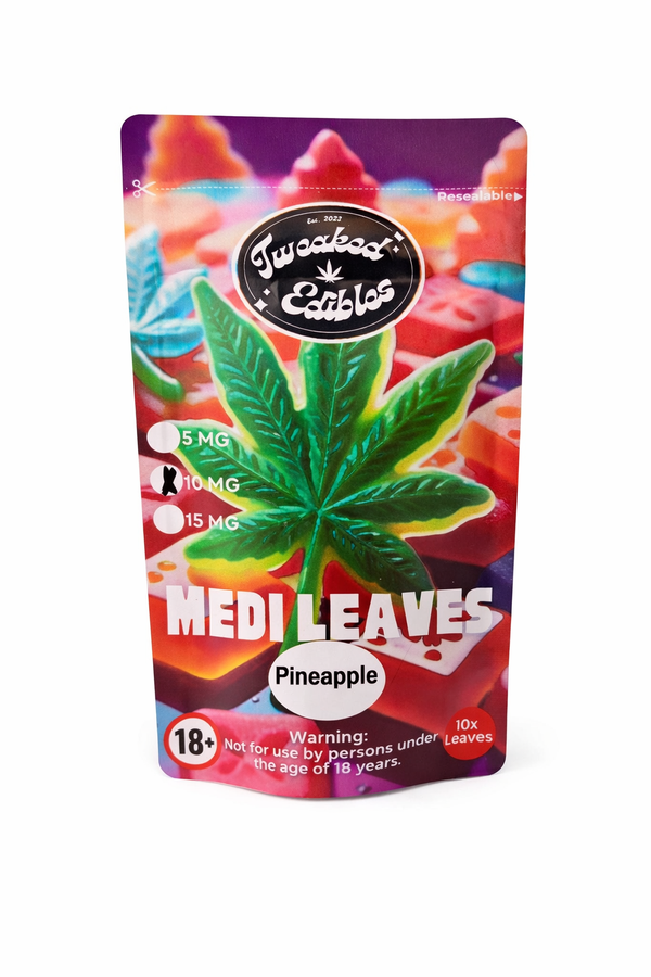 MEDILEAVES CBD GUMMIES – PINEAPPLE