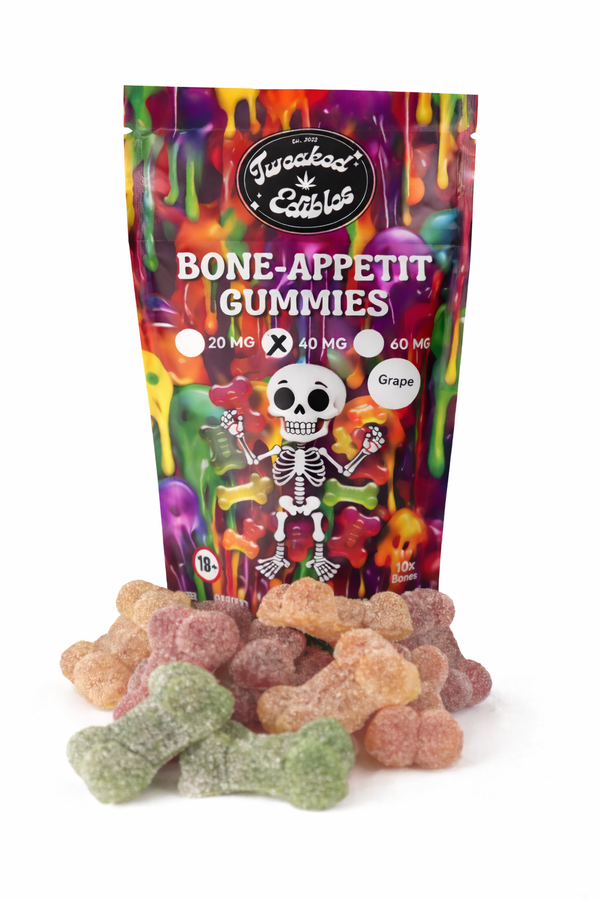 BONE-APPETIT CBD GUMMIES – GRAPE view 2
