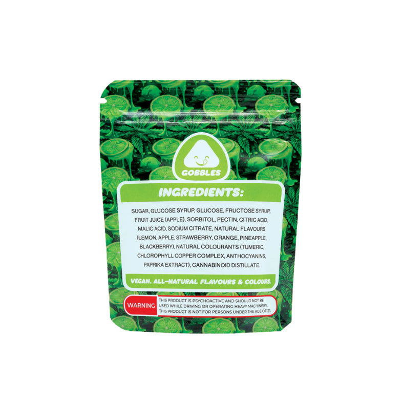 GOBBLES SWEET LIME GUMMIES 120MG (4x30MG) view 2