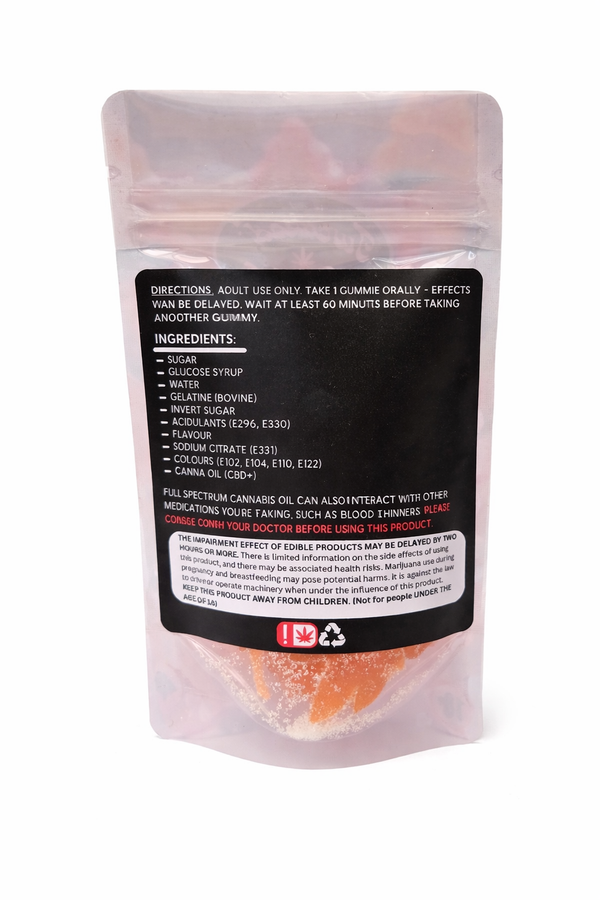 MEDILEAVES CBD GUMMIES – PASSION FRUIT view 3