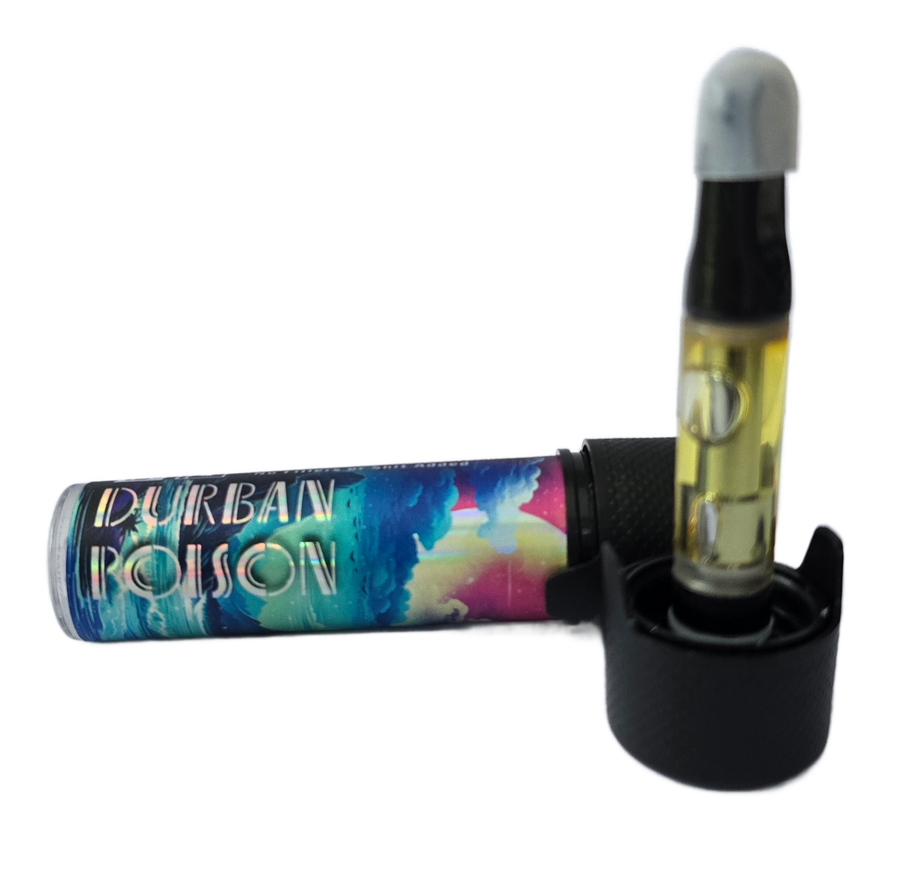 “DURBAN POISON” VAPE CARTRIDGE (SATIVA) — 1 ML view 2