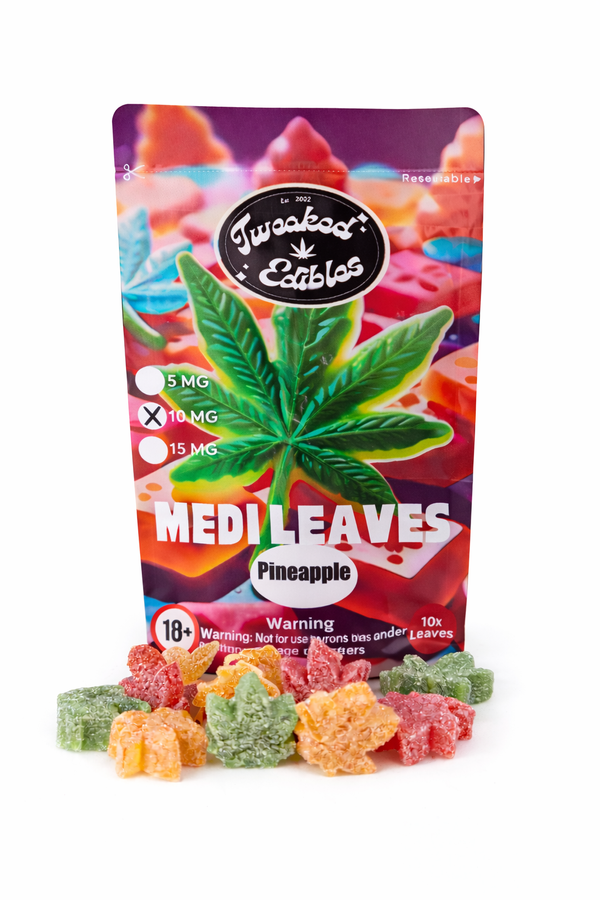MEDILEAVES CBD GUMMIES – PINEAPPLE view 2