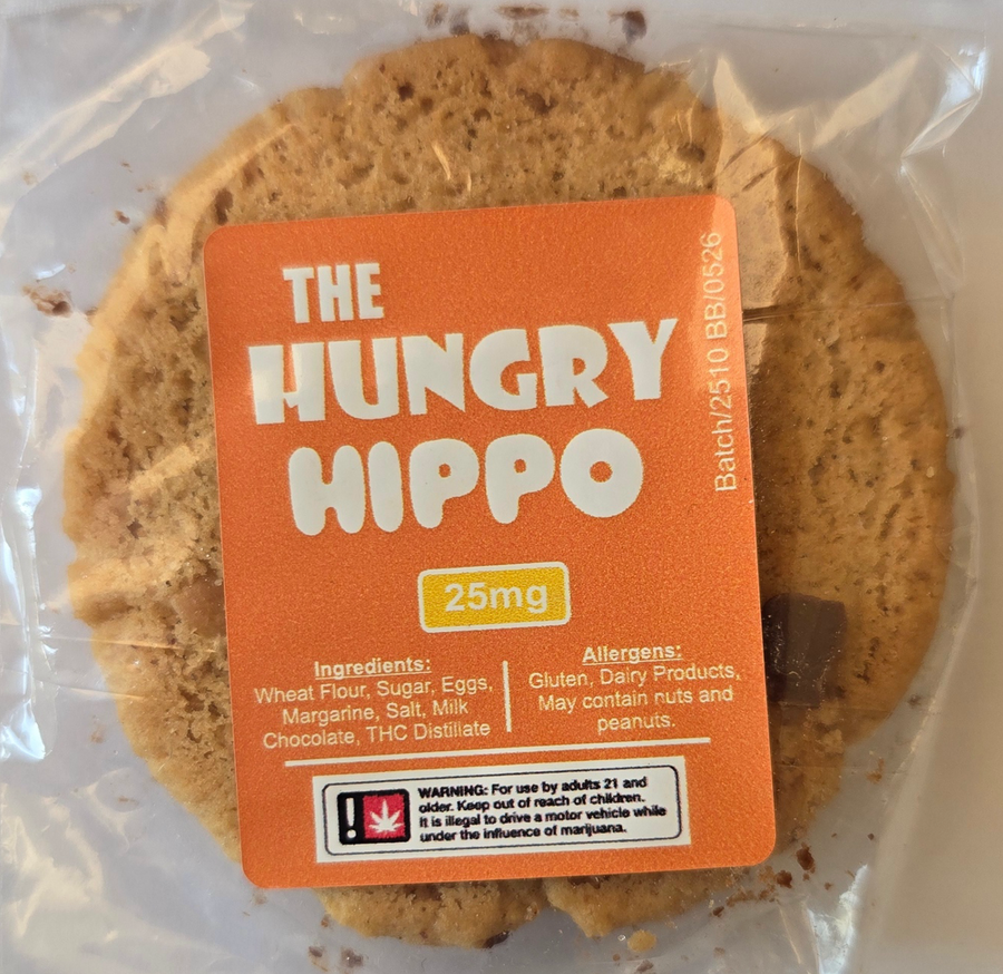 HUNGRY HIPPO PEANUT CRUNCH COOKIE 25MG view 2