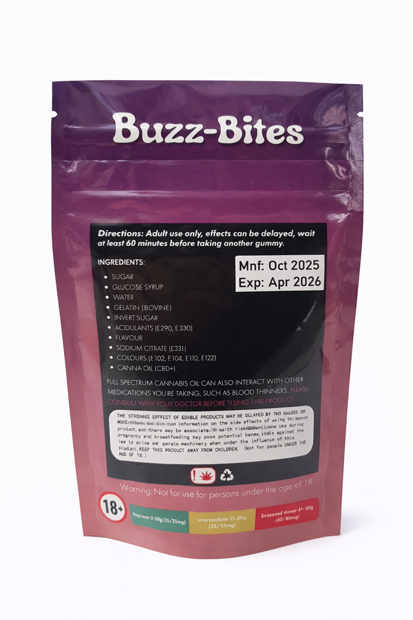BUZZ-BITES CBD GUMMY TOTS (40 mg) view 3