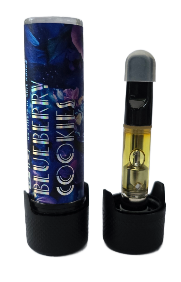 “BLUEBERRY COOKIES” VAPE CARTRIDGE (INDICA) — 1 ML view 2
