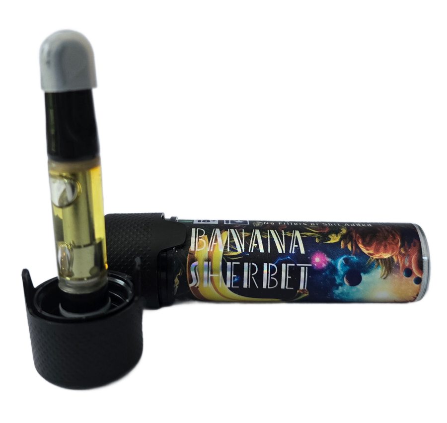 “BANANA SHERBET” VAPE CARTRIDGE (INDICA) — 1 ML view 3
