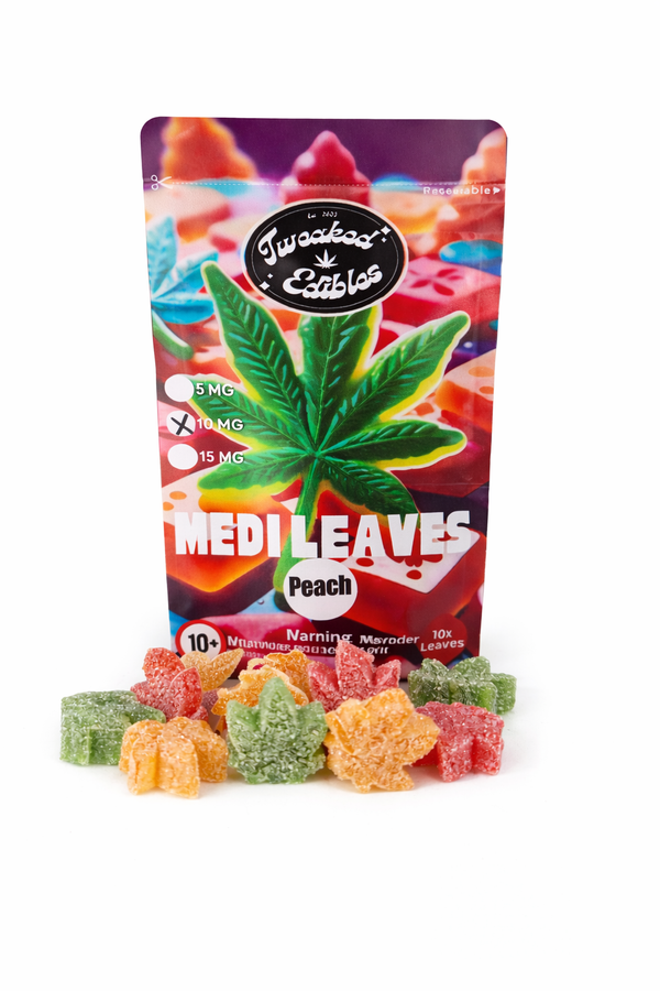 MEDILEAVES CBD GUMMIES – PEACH view 2