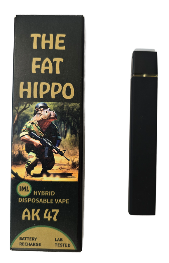 THE FAT HIPPO AK47 1ML HYBRID DISPOSABLE VAPE