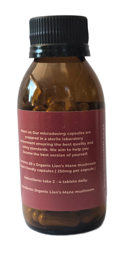 NEUROSHIFT MICRODOSING LION’S MANE 250MG (60 CAPSULES) view 2