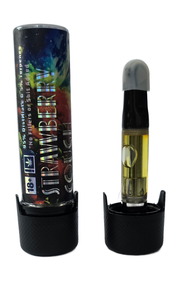 “STRAWBERRY COUGH” VAPE CARTRIDGE (SATIVA) — 1 ML view 3
