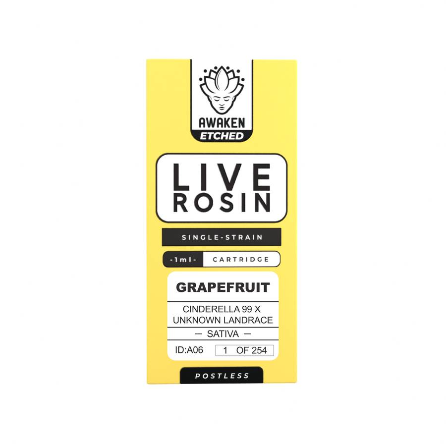 AWAKEN ETCHED LIVE ROSIN CARTRIDGE - GRAPEFRUIT view 4