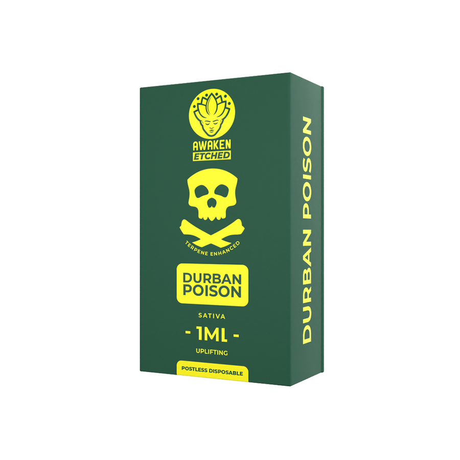 AWAKEN ETCHED – DURBAN POISON DISPOSABLE VAPE (1ML) view 2