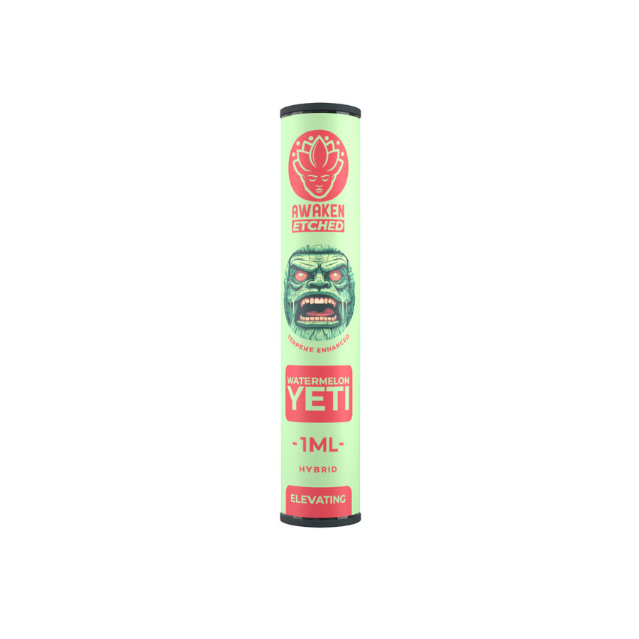 AWAKEN ETCHED WATERMELON YETI VAPE REFILL  (1ML) view 2