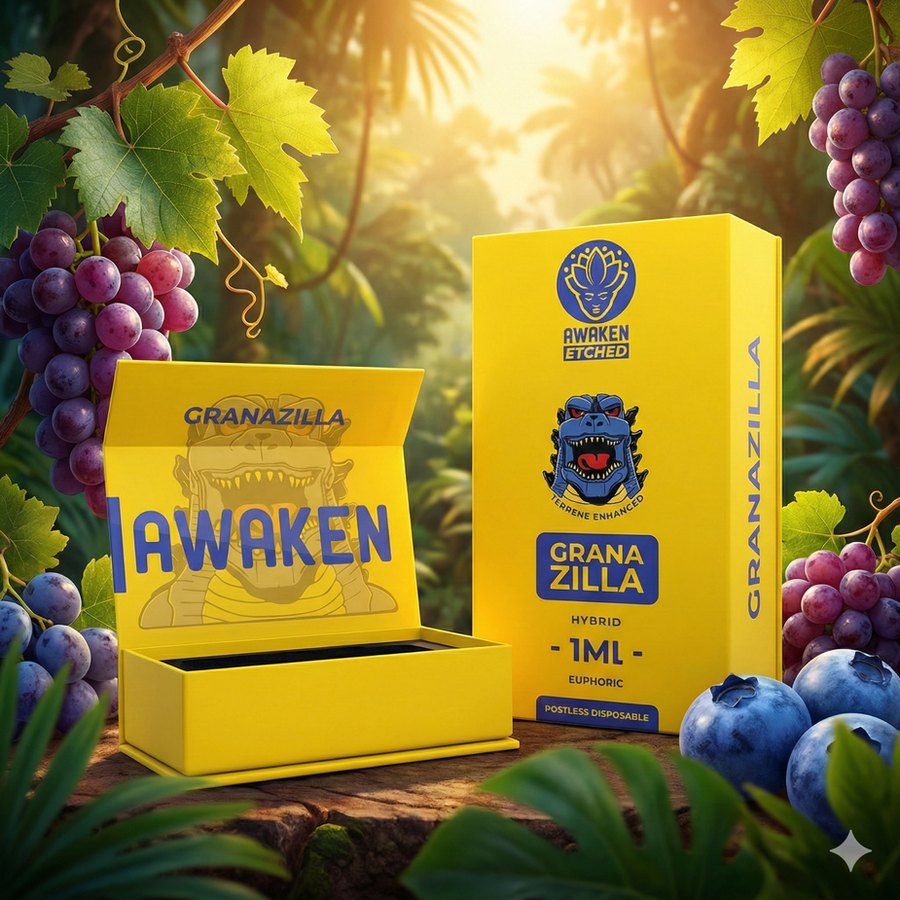 AWAKEN ETCHED – GRANAZILLA DISPOSABLE VAPE (1ML) view 5