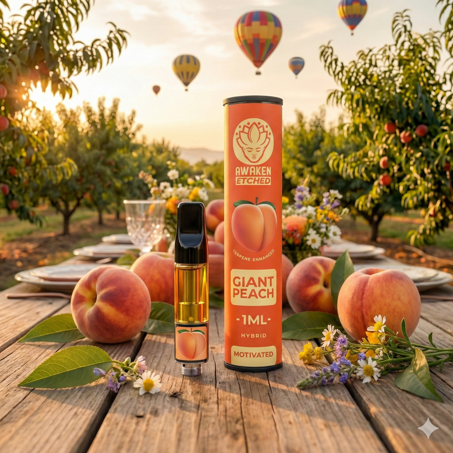 AWAKEN ETCHED – GIANT PEACH VAPE REFILL (1 ML)