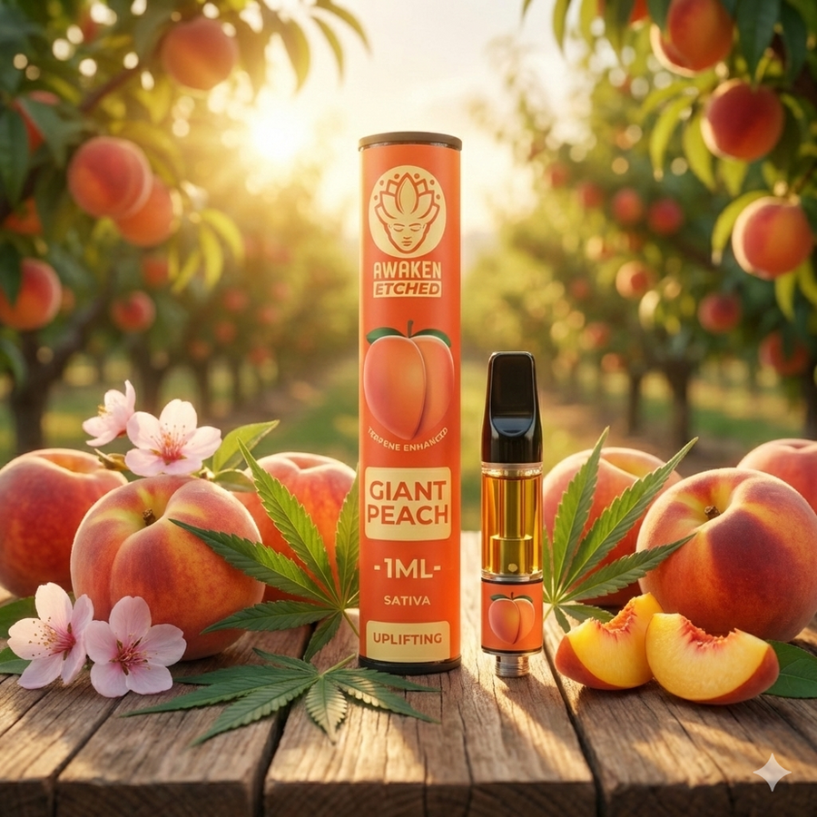AWAKEN ETCHED – GIANT PEACH VAPE REFILL (1 ML) view 5