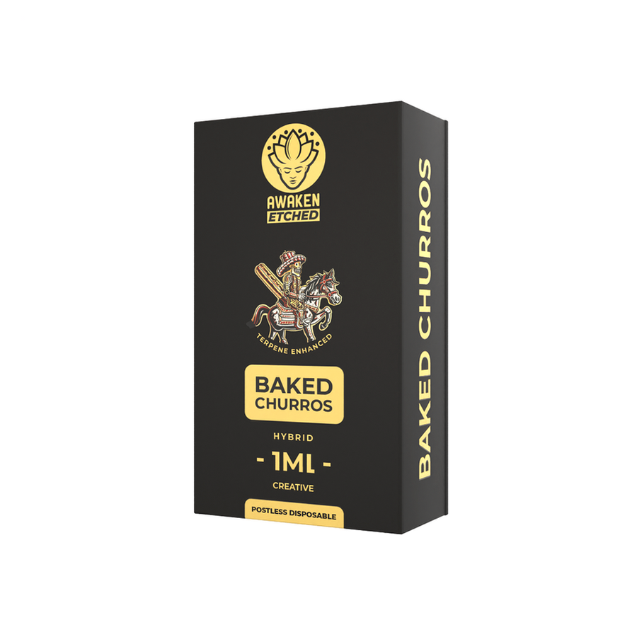 AWAKEN ETCHED – BAKED CHURROS DISPOSABLE VAPE (1ML) view 2