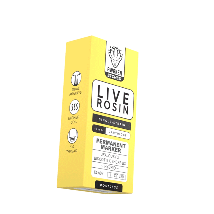 AWAKEN ETCHED LIVE ROSIN CARTRIDGE - PERMANENT MARKER