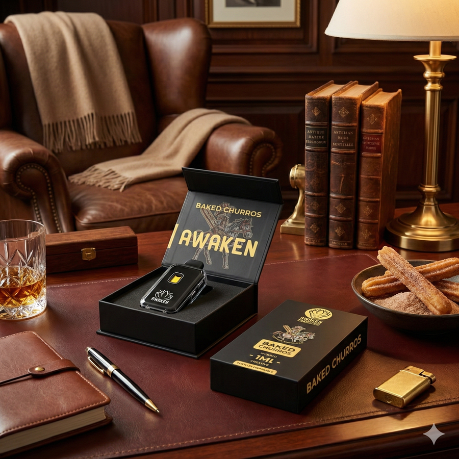 AWAKEN ETCHED – BAKED CHURROS DISPOSABLE VAPE (1ML)